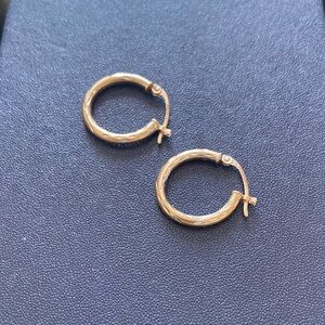 10 Karat Gold Hoop Earrings